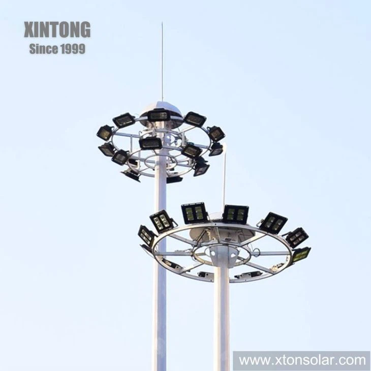25m LED Outdoor High Mast Light With Lifting System