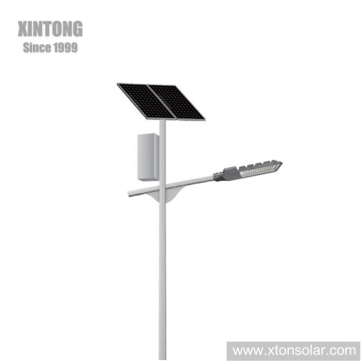 Intelligent Solar LED Street Light With Mono Crystalline Silicon Panel