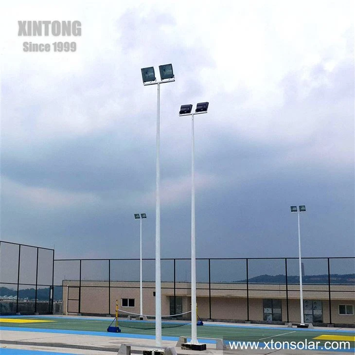 30m Qhov siab Steel Hight Mast Teeb pom kev zoo ncej